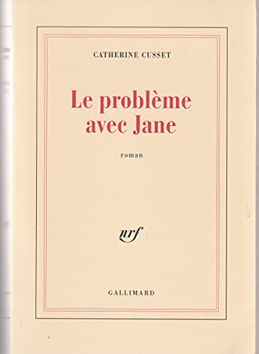 Imagen de archivo de Le probleme avec Jane: Roman (French Edition) a la venta por Better World Books