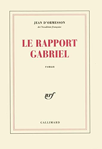 Imagen de archivo de Le rapport Gabriel a la venta por Librairie Th  la page