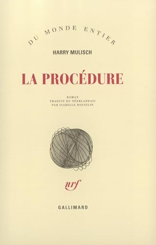 Stock image for La Procdure for sale by Ammareal