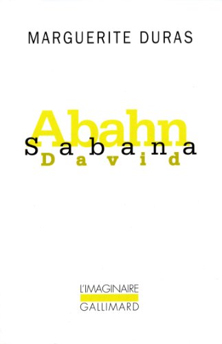 9782070758463: Abahn Sabana David