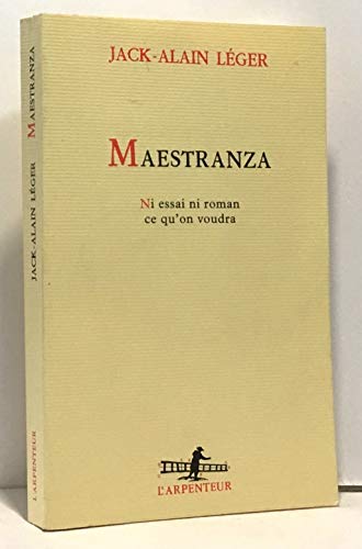 Beispielbild fr Maestranza zum Verkauf von Ammareal