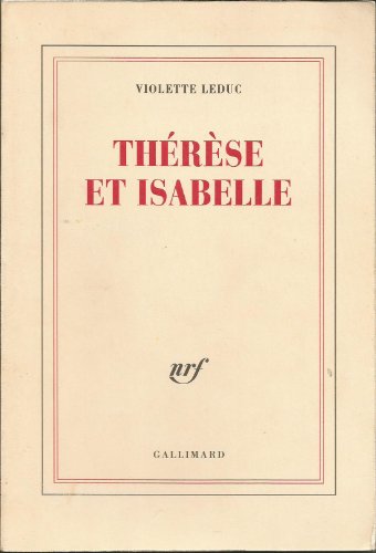 9782070758951: Thrse et Isabelle