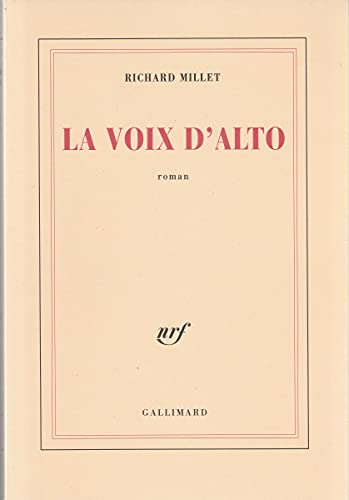 Stock image for La Voix d'alto for sale by Frederic Delbos