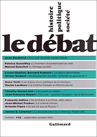 Beispielbild fr Le dbat n116, septembre-octobre 2001 zum Verkauf von LibrairieLaLettre2