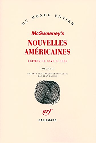 McSweeney's: Nouvelles amÃ©ricaines (2) (9782070769056) by Collectifs