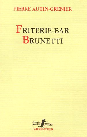Beispielbild fr Friterie-bar Brunetti zum Verkauf von Ammareal