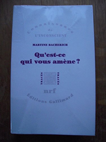 Stock image for Qu'est-ce qui vous amne ? for sale by Chapitre.com : livres et presse ancienne