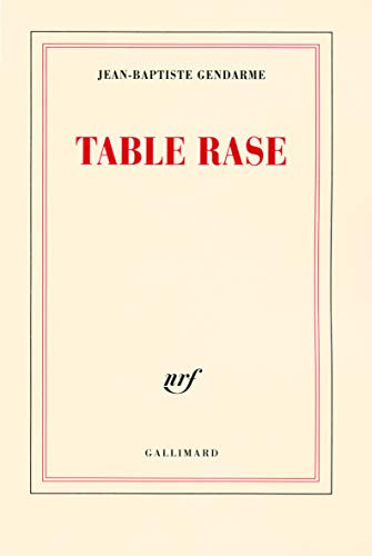 Imagen de archivo de Table rase a la venta por AwesomeBooks