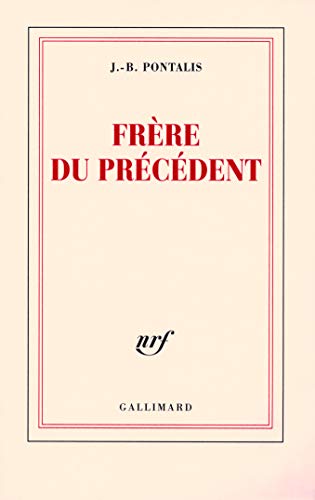 Imagen de archivo de Frre du prcdent a la venta por medimops