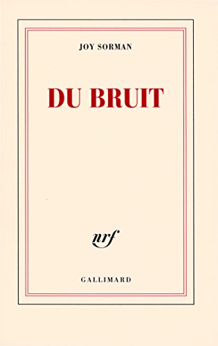 Beispielbild fr Du bruit [Paperback] Sorman,Joy zum Verkauf von LIVREAUTRESORSAS