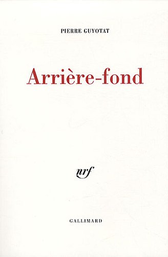 Stock image for Arrire-fond for sale by Ammareal
