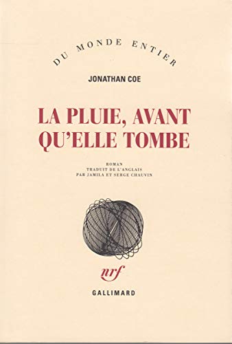 Beispielbild fr La pluie, avant qu'elle tombe (French Edition) zum Verkauf von Better World Books