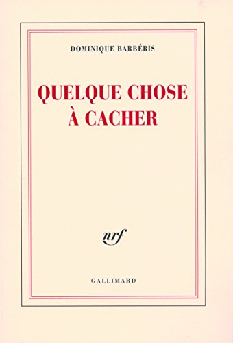 Stock image for Quelque chose  cacher for sale by Ammareal