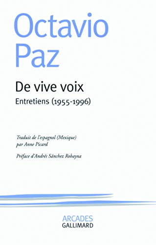 Beispielbild fr De vive voix: Entretiens (1955-1996) zum Verkauf von Ammareal