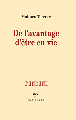 Stock image for De l'avantage d'tre en vie for sale by medimops
