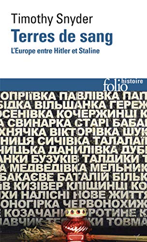 9782072765575: Terres de sang: L'Europe entre Hitler et Staline