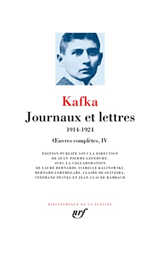 Stock image for Journaux Et Lettres - 1914-1924. Vol.4 for sale by Rheinberg-Buch Andreas Meier eK