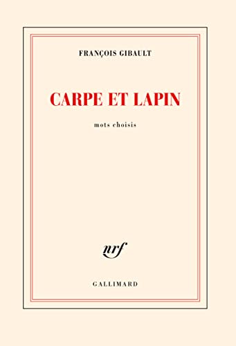 Beispielbild fr Carpe et lapin zum Verkauf von Ammareal