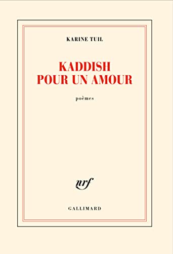 Stock image for Kaddish pour un amour for sale by Red's Corner LLC