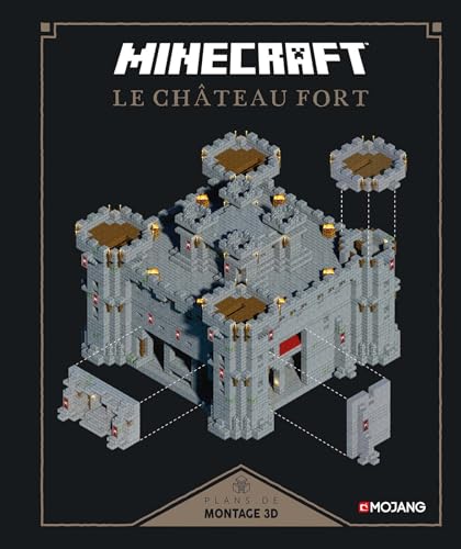 Minecraft : Le château fort - Plans de montage 3D - Livre officiel
