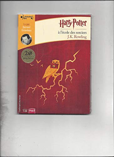 Stock image for Harry Potter  L'cole Des Sorciers Livre Audio (1) (French Edition) for sale by Gallix