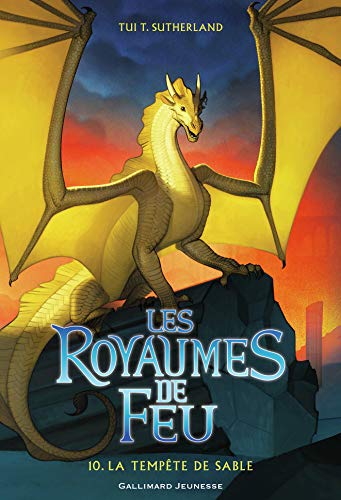 Stock image for Les Royaumes de Feu, 10. La Tempête de Sable (Grand Format Litt rature - Romans Junior) for sale by WorldofBooks