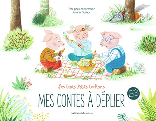 Imagen de archivo de Les Trois Petits Cochons - Mes contes  dplier - De 4  6 ans a la venta por Ammareal