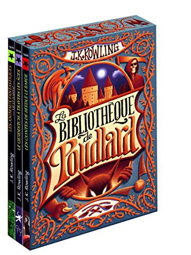 9782075147934: La bibliothque de Poudlard: Le Quidditch  travers les ges - Les animaux fantastiques - Les contes de beedle le barde