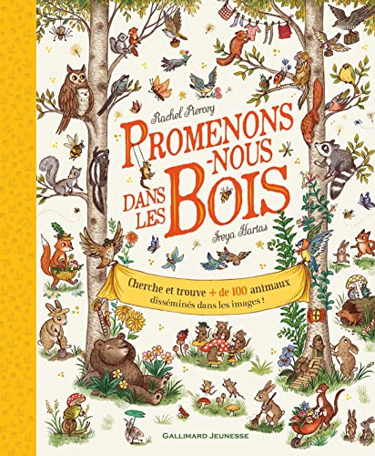 Imagen de archivo de Promenons-nous dans les bois: Cherche et trouve + de 100 animaux a la venta por Gallix