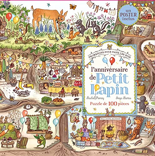 Beispielbild fr Promenons-Nous dans Les Bois - l'anniversaire de Petit Lapin: Puzzle de 100 pices zum Verkauf von medimops