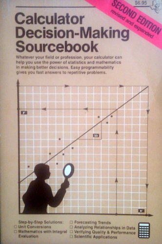 Imagen de archivo de Calculator Decision-Making Sourcebook a la venta por HPB-Emerald