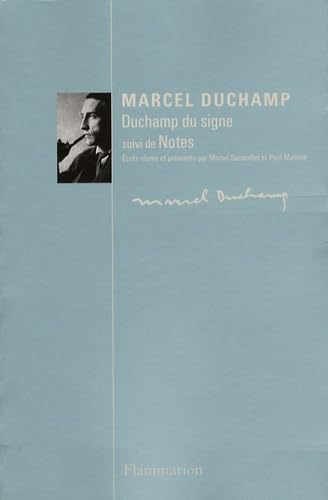 Stock image for Duchamp du signe: Suivi de Notes for sale by Gallix