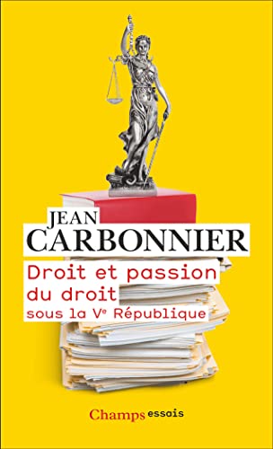 Beispielbild fr Droit et passion du droit: Sous la V? Rpublique zum Verkauf von medimops