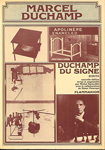 9782080607720: Duchamp du signe, ecrits