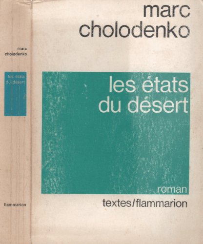 Imagen de archivo de Les tats du dsert a la venta por Librairie Th  la page