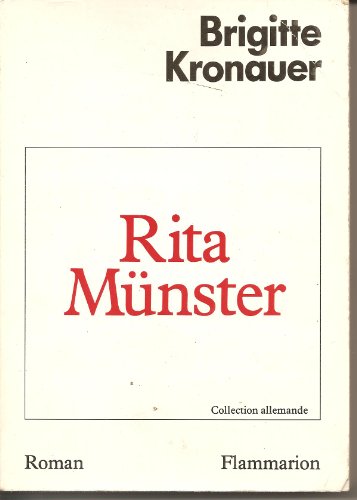 Imagen de archivo de Rita Mnster a la venta por Ammareal