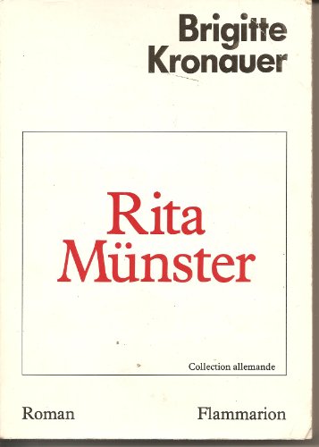 Stock image for Rita Mnster for sale by Ammareal