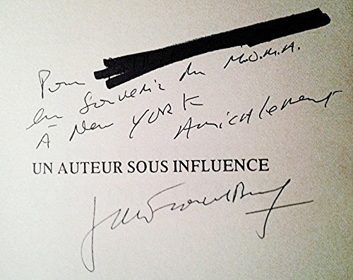 Stock image for Un Auteur sous influence for sale by Chapitre.com : livres et presse ancienne