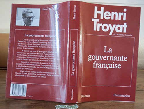 Stock image for La gouvernante franaise for sale by Librairie Th  la page