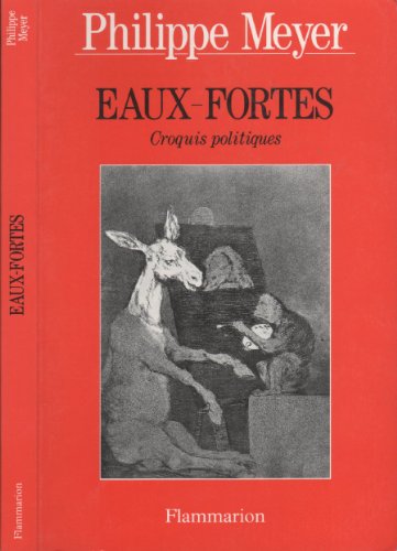 Stock image for Eaux fortes for sale by A TOUT LIVRE