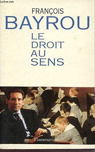 Stock image for Le Droit au sens for sale by Librairie Th  la page