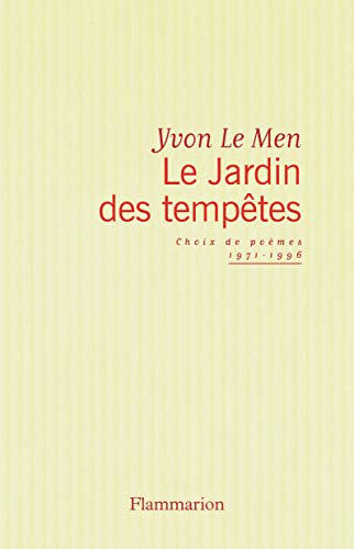 9782080679505: Le jardin des temptes: Choix de pomes 1971-1996