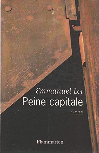 Beispielbild fr Peine capitale zum Verkauf von Librairie Th  la page