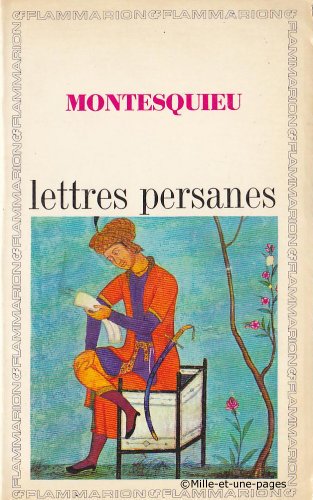 Imagen de archivo de Lettres Persanes a la venta por Concordia Books