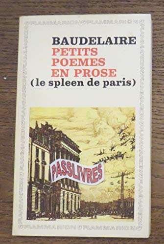 Beispielbild fr Petits poemes en prose (le spleen de paris) zum Verkauf von medimops
