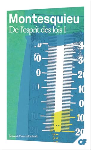 Beispielbild fr De L'esprit Des Lois. Vol. 1 zum Verkauf von RECYCLIVRE