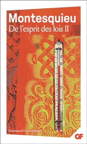 Beispielbild fr De l'esprit des lois, tome 2 zum Verkauf von Ammareal