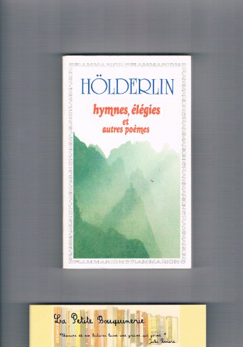 Beispielbild fr Hymnes elegies et autres poemes zum Verkauf von medimops