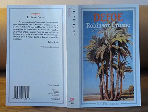 Beispielbild fr Robinson Cruso zum Verkauf von Frederic Delbos