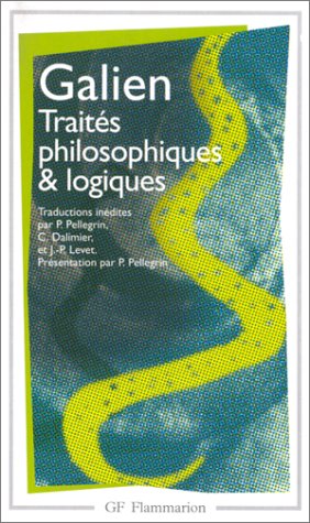 Beispielbild fr Oeuvres philosophiques et logiques - Claude Galien zum Verkauf von Book Hmisphres
